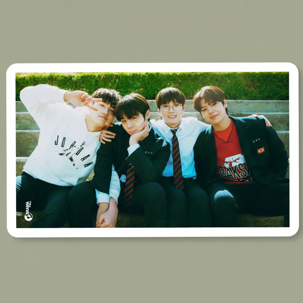 Dark Youth Drama Raw Power Weak Hero Class Sticker