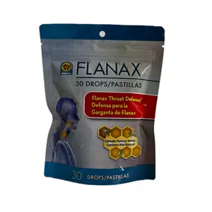 Flanax 30 Pastillas para la Garganta / Flanax Throat Defense 30 Drops Healthcare Edible Therapeutic  Cough Relief Therapy Treatment