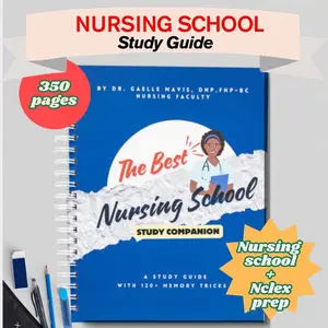 The Best Nursing School Study Guide with 120+ Memory Tricks & Next-Gen NCLEX Tips - Comprehensive Study Guide Interactive Book Set Workbook