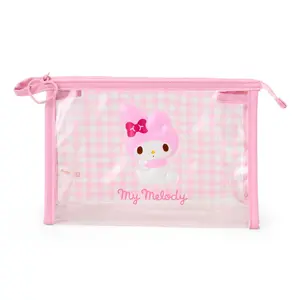 My Melody Clear Gingham Zipper Pouch