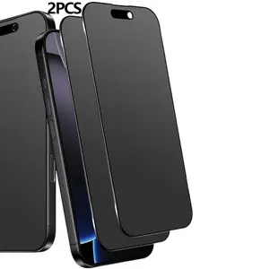 Matte Privacy Glass Screen Protector Film, 9h Hardness, Anti-Spy Design, Compatible with Multiple Models, iPhone & Android Devices