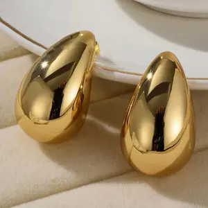 Trending Gold Stud Earrings Female