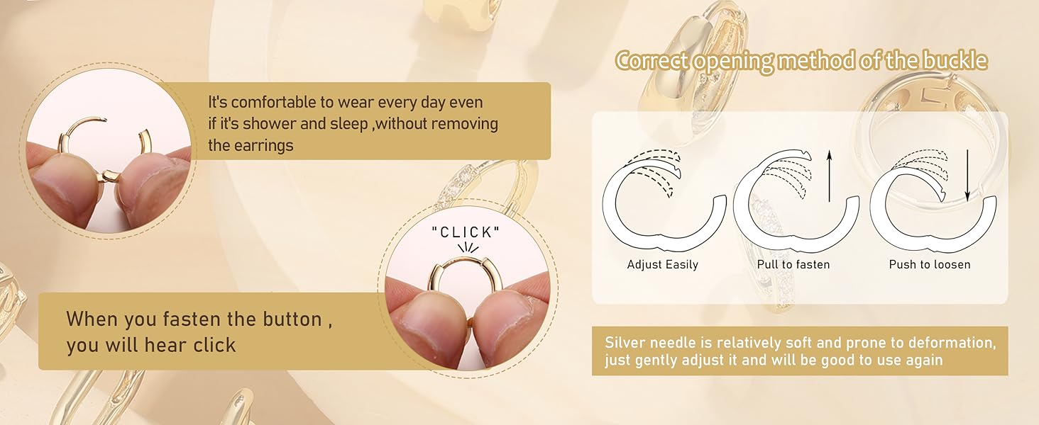 13 Pairs Small Stud Hoop Earrings Set for Women Hypoallergenic Gold Plated Huggie Hoops Pearl Dainty Lightweight Earrings for Gift