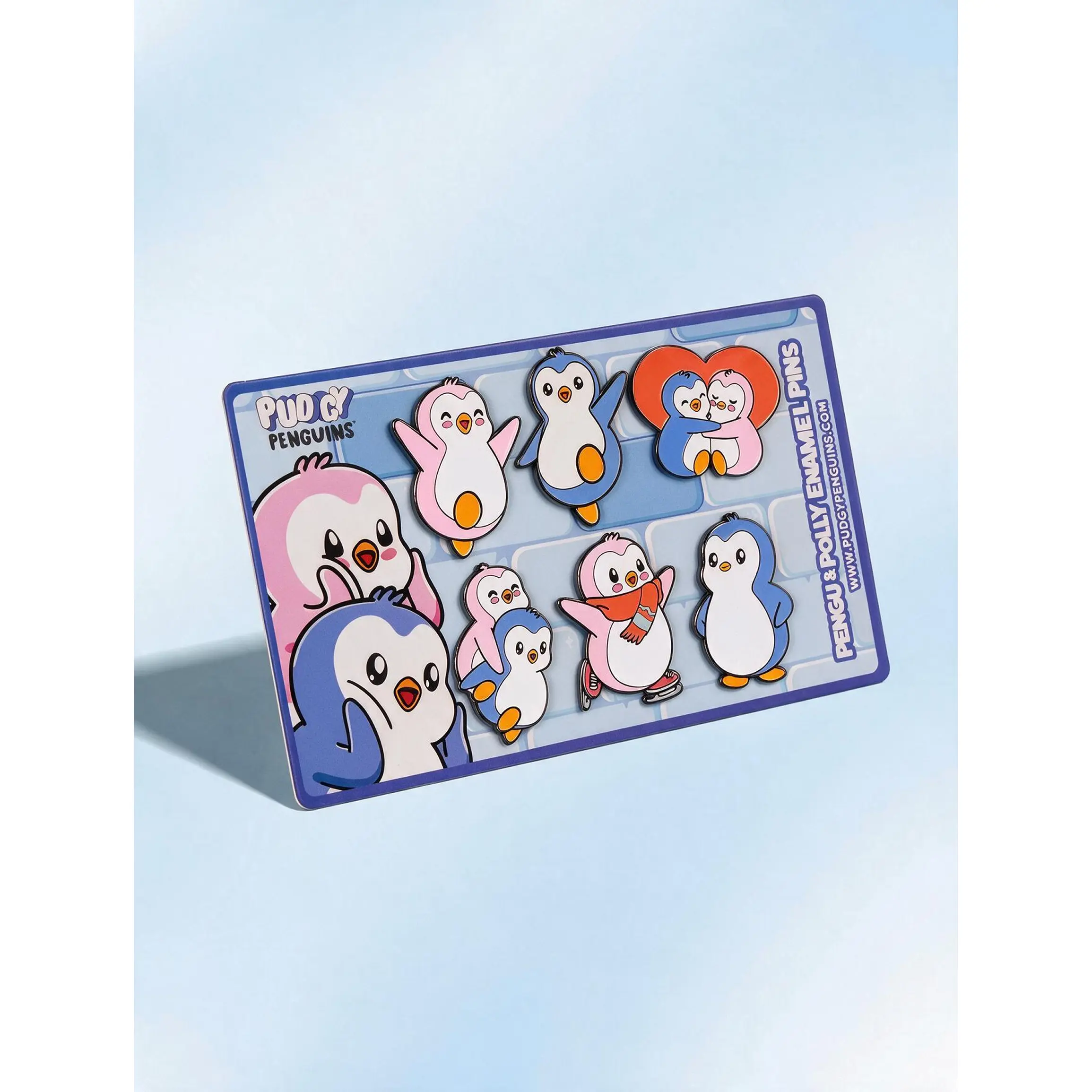 Pengu & Polly Enamel Pins