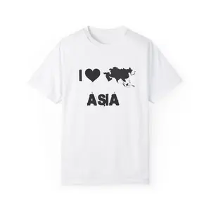 I Love Asia T-Shirt, Casual Travel Tee, Gift for Travelers, Unisex Graphic Shirt, Asian Culture Apparel