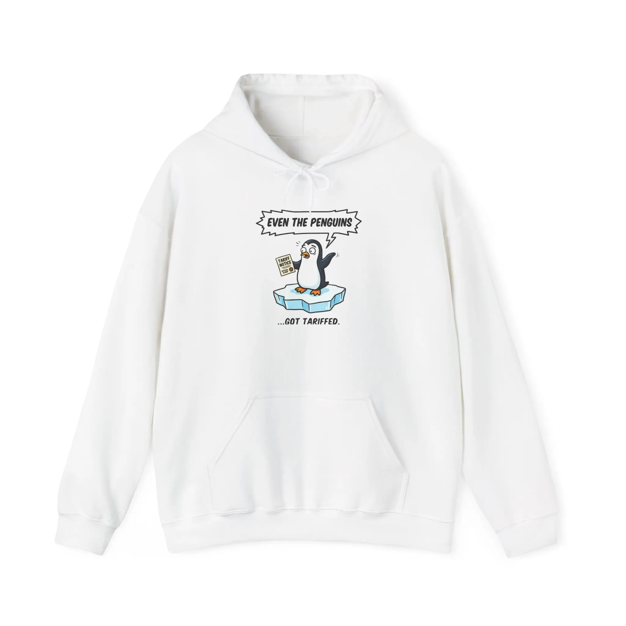 Even The Penguins Got Taxified Hoodie | Cute Penguin Tax Humor