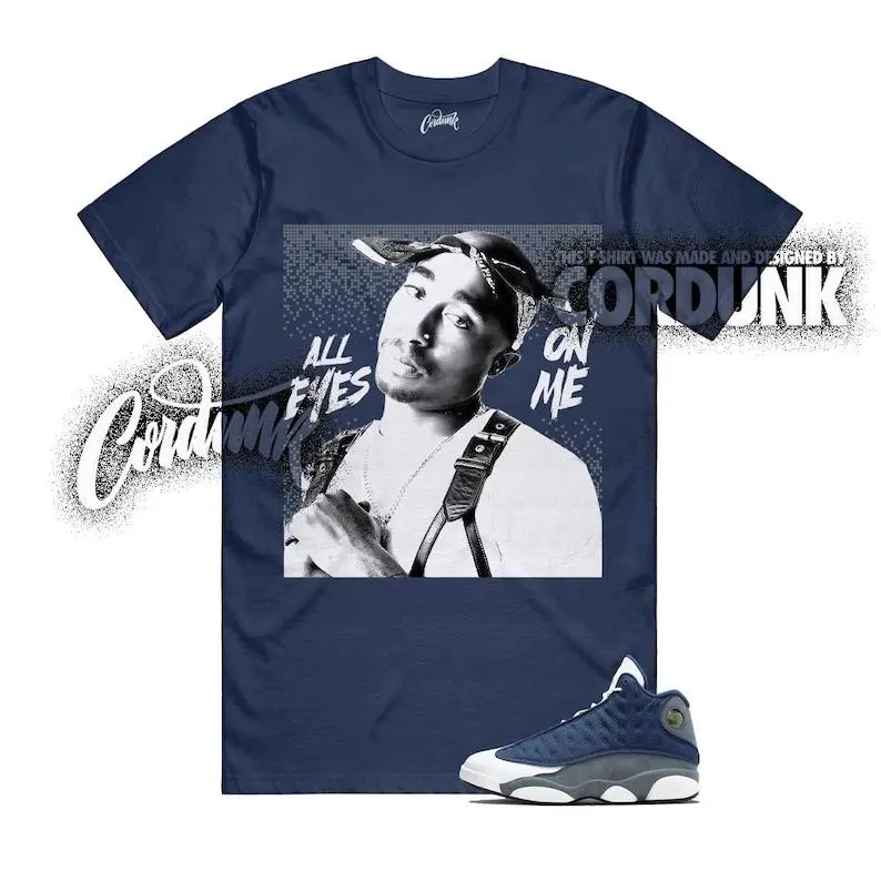 13 Flint Matching T Shirt, 2PAC Graphic Shirt, 90s Hip Hop Tee, Gift For Women and Man, Unisex T-Shirt, Sneaker Head Gift