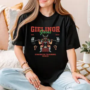 Gielinor Gains Strength Training Guild TShirt, OSRS Gym Parody Shirt, Old School RuneScape Gamer Workout Tee