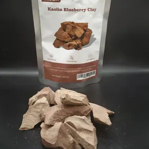 Slightly Sticky Blueberry Kaolin Clay | Edible & 100% Natural-200g