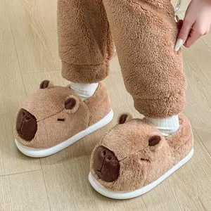 Cute Dolphin Plush Home Slippers — Warm, Comfortable, Casual, New Autumn/Winter Style, Perfect as a New Year or Christmas Gift, Charming Design for Girls