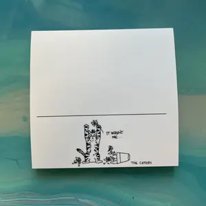 Didn't do it Sticky Note
