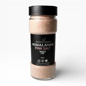 ZF HIMALAYAN PINK ROCK SALT, FINE GRAIN (SHAKER) 17.6 oz