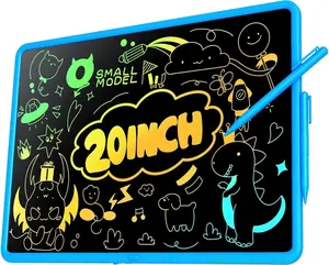 20 Inch LCD Writing Tablet, Colorful Screen Doodle Board, Erasable Drawing Pad with Stylus, Lightweight & Reusable, No Mess Art Tool, for All Ages, Home, School & Travel Use