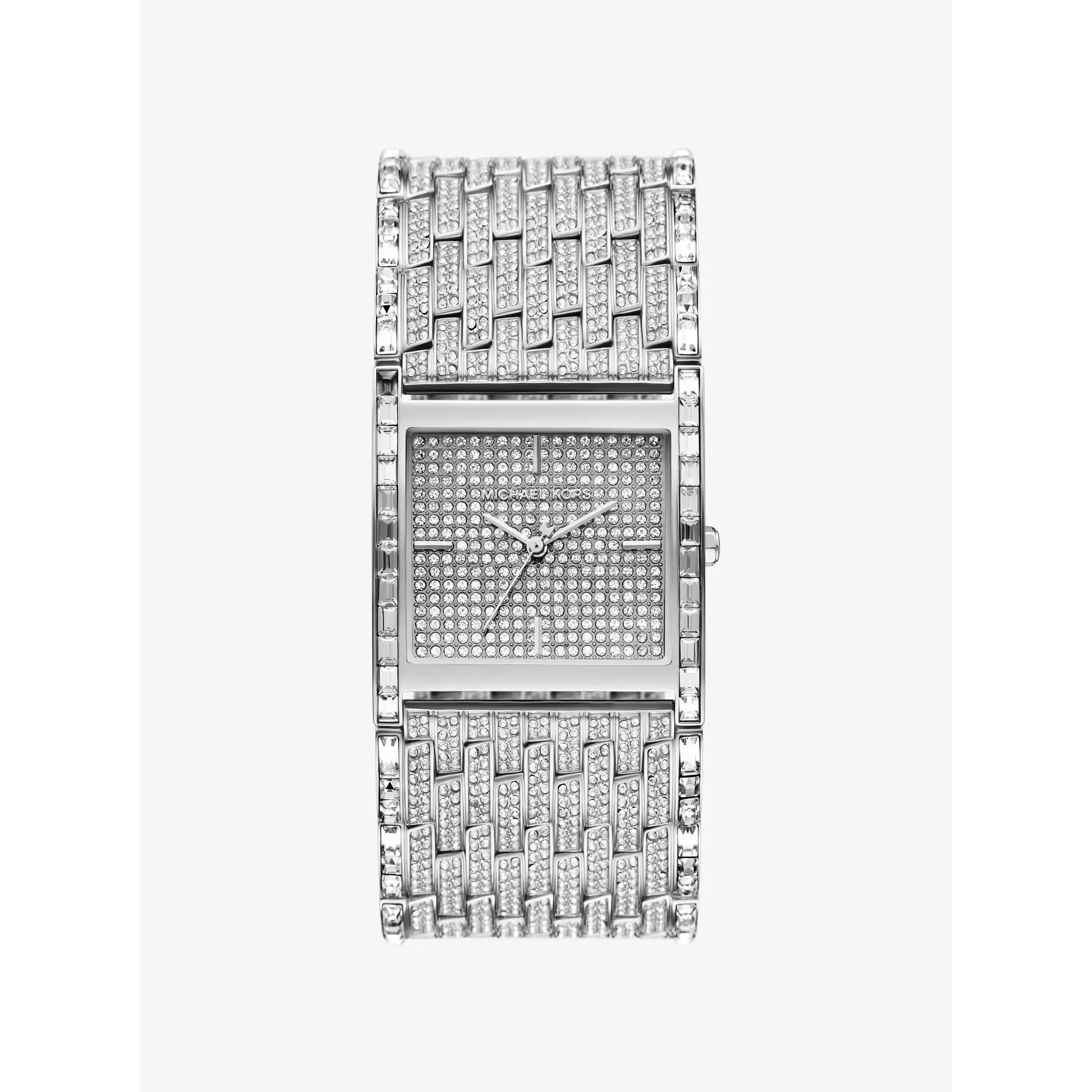 Limited-Edition Georgie Pavé Silver-Tone Watch