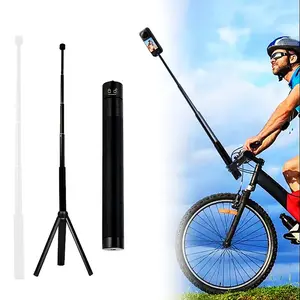2in1 Metal Selfie Stick Tripod Lengthen Holder Telescopic Rod Tech Gimbal for DJI Osmo Pocket 3 Camera Gimbal Accessories