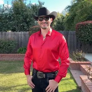 Satin Long Sleeve Shirt