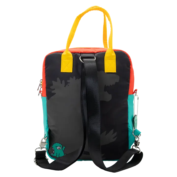 Chibi Godzilla Raids Again Reversible/Convertible Crossbody Bag
