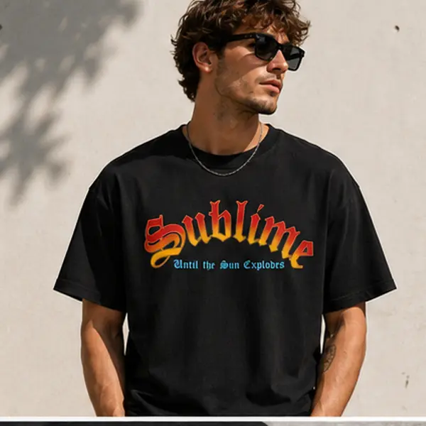 Double Sided Sublime Until The Sun Explodes Hoodie, Vintage 90s Alternative Rock Pullover, Front Back Graphic Music Sweatshirt, Reggae Rock Fan Hoodie, Unisex Heavy Blend, Gift for Concert Fans, Gift for Men Women, Trending 2026