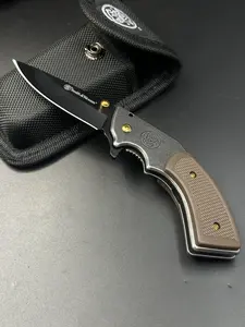 Pistol-Shaped Outdoor Camping Knife with Ergonomic Grip - Top Gift Recommendation for Men