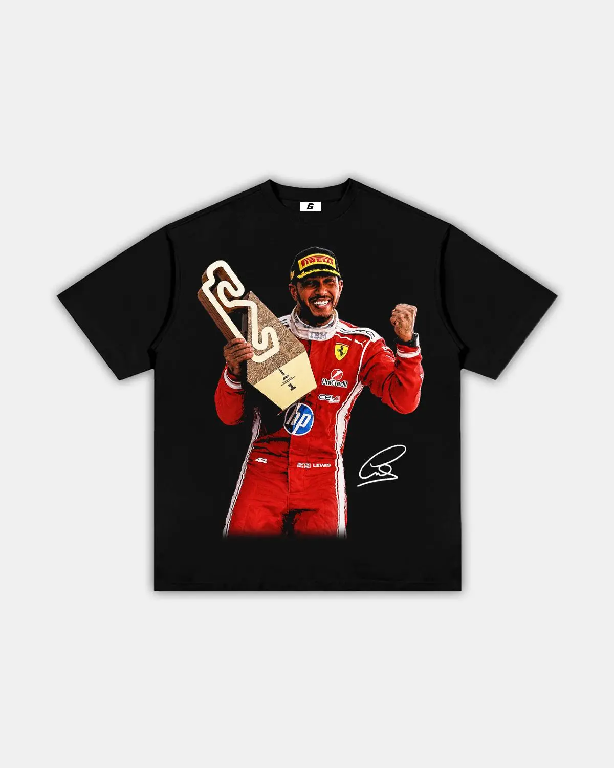 Youth & Adults Lewis Hamilton Inspirational Quote Graphic T-Shirt, "Remember Who You Are" Motivational Racing Tee
