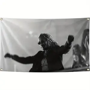 Tapestry Future Singer "High Off Life" Album Cover Flag - 3x5ft Durable Polyester , Ideal for Man Cave, College Dorm & Outdoor Events Decor