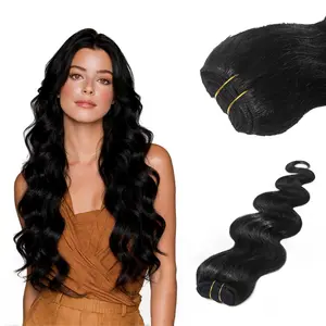 ownvmor [Summervibes] 10A Grade Luxury Brazilian Virgin Remy Human Hair Bundles, Straight/Body Wave/Deep Curly, Tangle-Free, Re-Wearable, Salon Quality