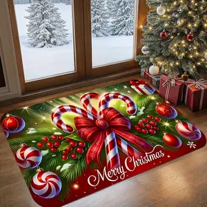 Christmas Doormat Witch Kitchen Mat Non Slip Halloween Doormat Machine Washable Flannel Indoor Outdoor Home Decor Ultra Comfortable comfortable carpet bathroom carpet home essentials