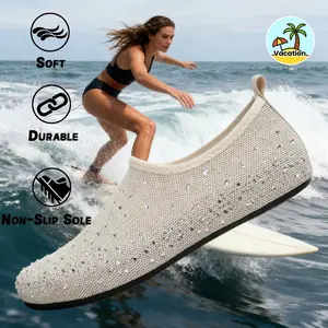 Women Men Water Shoes Quick Dry Barefoot Shoes for Beach Surf Yoga Pool Swimming Sports Outdoor Footwear