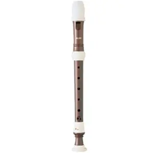 Rhythm Band Instruments  Aulos Haka Series Soprano Recorder, Wood Grain - 3 Piece