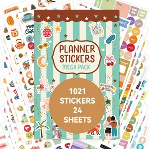 Planner Sticker Book – 1,021 Stickers, 24 Sheets for Monthly, Daily & Holiday Planning, ADHD-Friendly Organization, Journals, Calendars, Scrapbooks, New Year Gift, TikTokShopJumpstartSale