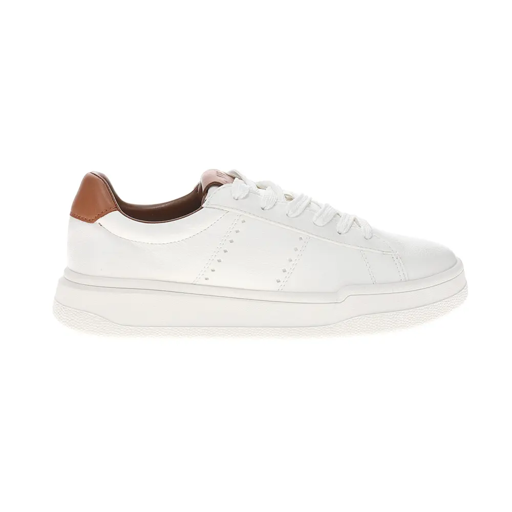 Steve Madden Womens Marvin Lace Up Sneakers Shoes Casual - White