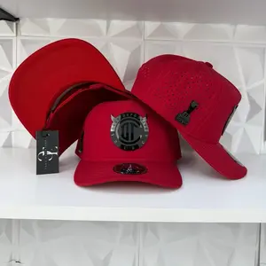 Toluca SnapBack hat-red hydro