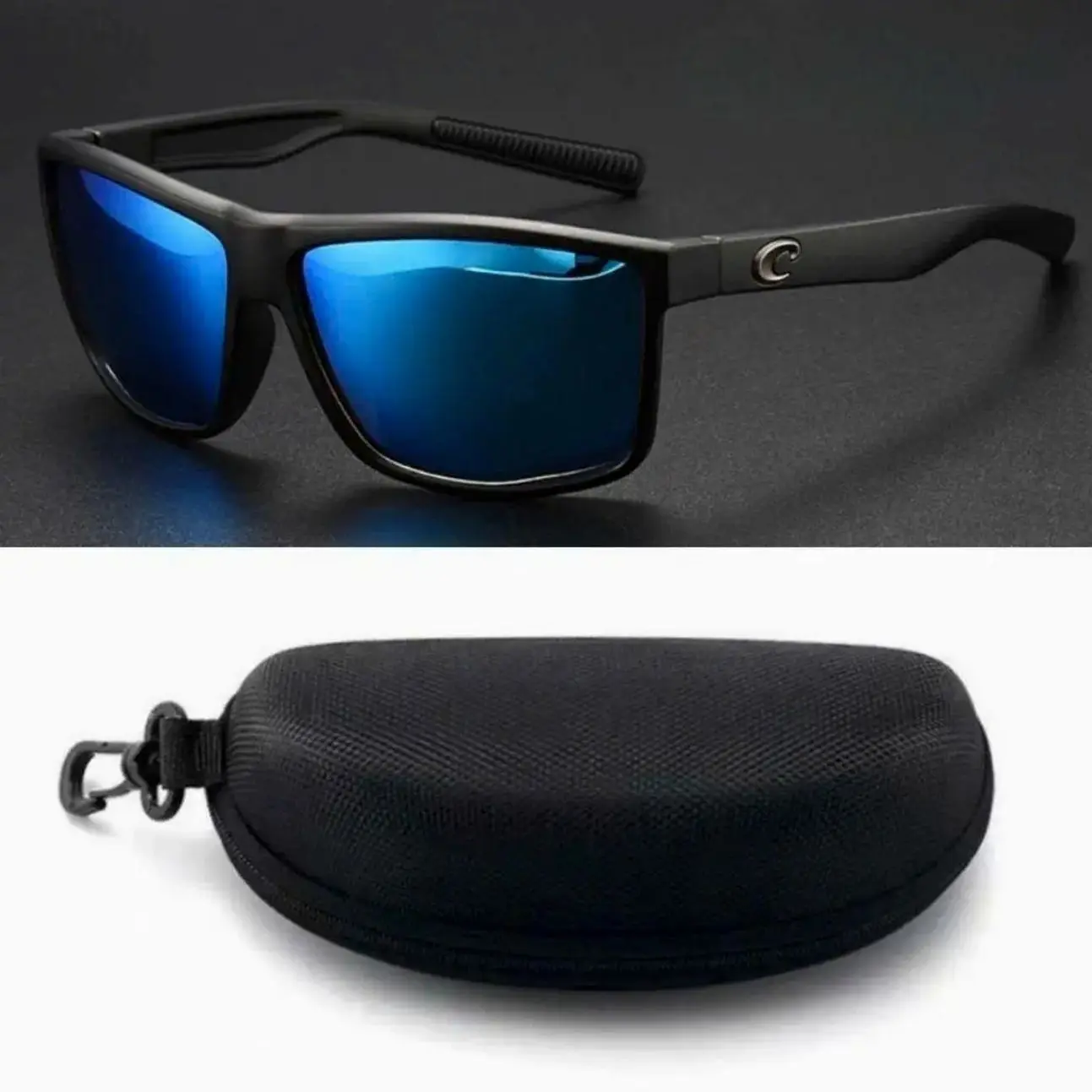 Costa Del Mar Diego Sunglasses 580P Polarized – UV Protection Outdoor Sports Glasses for Men Fishing Boating Travel CS9