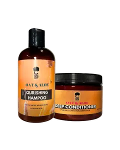 Oat and Aloe Nourishing Shampoo and Conditioner Kit