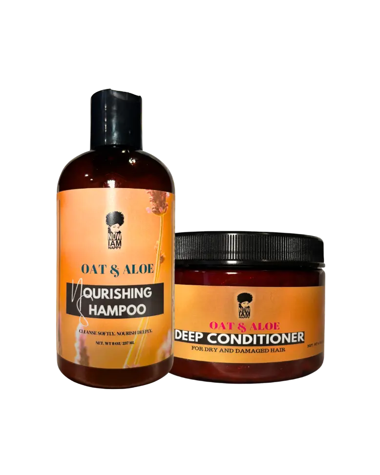 Oat and Aloe Nourishing Shampoo and Conditioner Kit