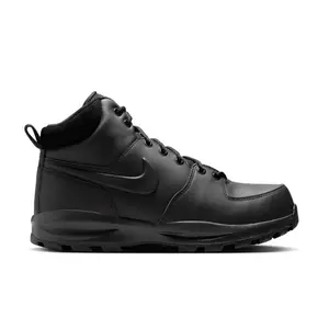 Men's Nike Manoa Leather Black/Black-Black (HF7095 001)