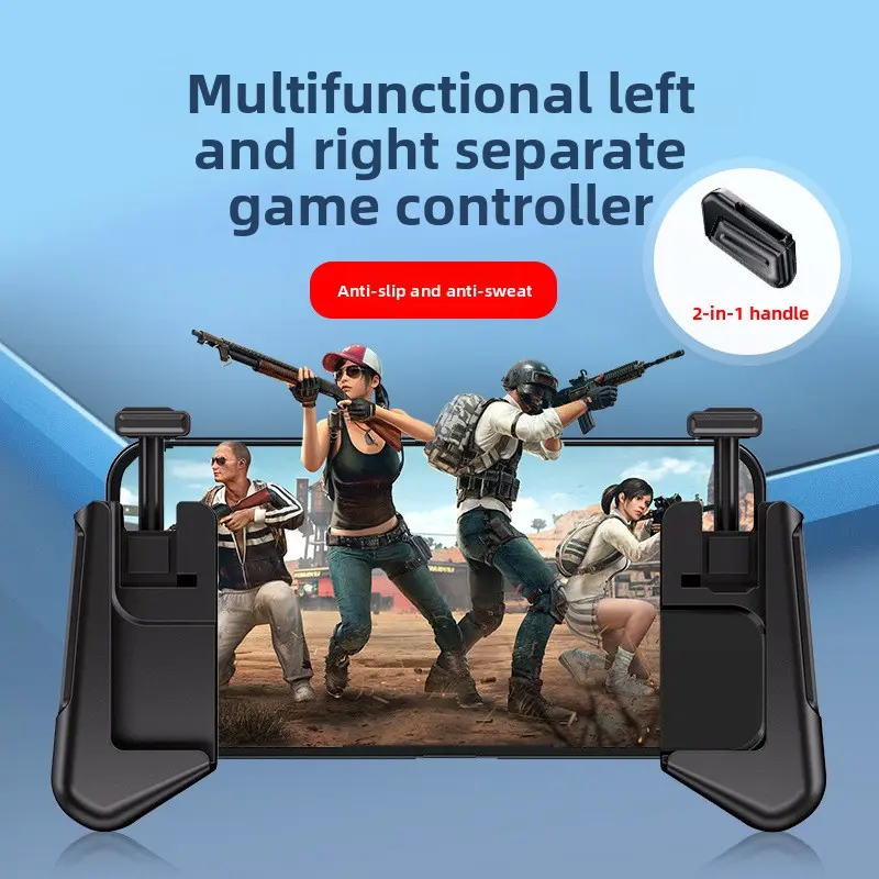Z11 2-in-1 Handheld Video Game Controller - ABS Material, 1cm Thickness, Universal Portable Triangle Grip Assist, 75mm Width Phone Grip, Supports Mobile Legends, PUBG