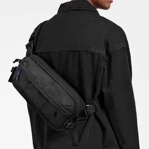 tomtoc 5.5L Sling Bag, Heavy Duty Crossbody Bag for Men Carry Chest Daypack Water-resistant Shoulder Bag for Steam Deck OLED, ASUS ROG Ally X