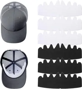Baseball Caps Inserts Shapers Flexible Washable Reusable Hat Liner Cap Fitter Inserts Felt Hat Sweat Liner