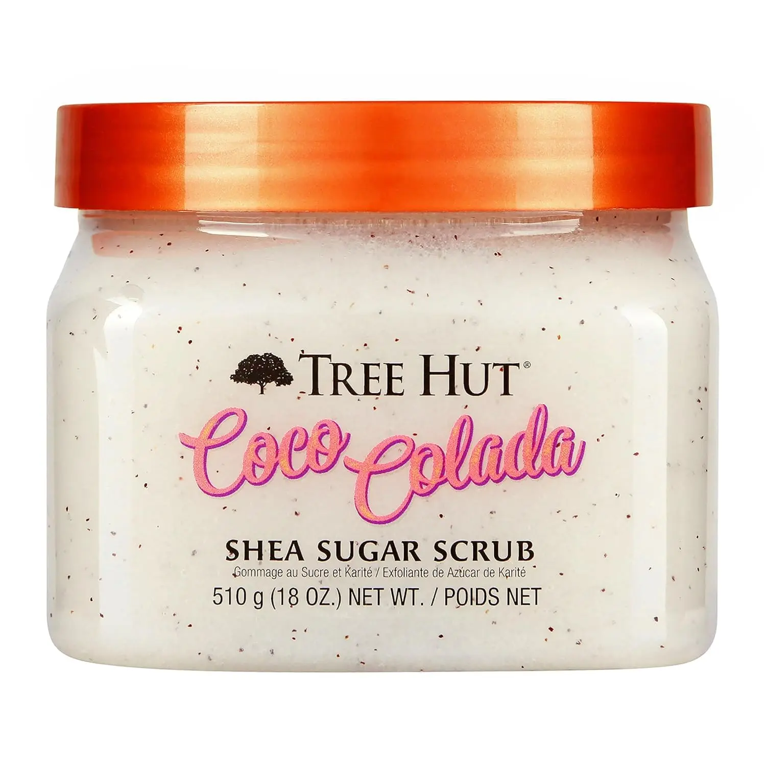 Coco Colada Body Scrub, Exfoliating Sugar Scrub, Vegan, 18 Oz | Exfoliating & Nourishing with Shea Butter & Essential Oils, Body Exfoliator for All Skin Types, Self Care Gifts for Women