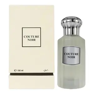 Couture Noir Eau de Parfum – 100ml (3.4 fl oz) – Long-Lasting Leather Musk Fragrance with a Fresh Citrus Twist