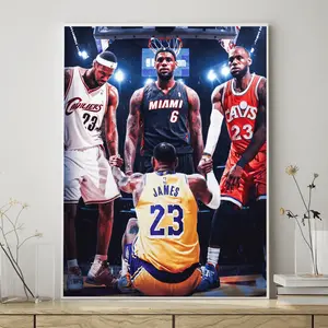 Lebron James Poster Poster Deco Home Decor Print Minimal Posters (No Frame)