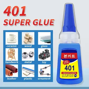 401 Glue, Multifunctional Strong Type Glue, Adhesive Rubber Ceramic Wood Shoe Metal Plastic Toy Universal Glue，Heavy-duty Super Adhesive with Dropper | Used for Handmade Production, Maintenance, And DIY | Dry, Transparent, Waterproof