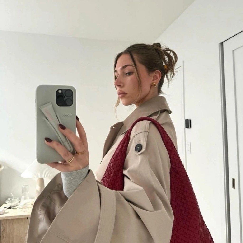 [Gift Lip Gloss] Rhode Hailey with Lip Gloss Silicone iPhone Case – Compatible with iPhone 17 16/15/14/13/12 Pro/ProMax/Plus, Soft Protective Cover Protection