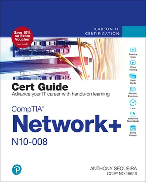 USED-Comptia Network+ N10-008 Cert Guide by Sequeira, Anthony (Paperback)