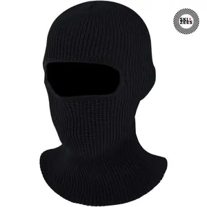 Black One-Hole Ski Mask