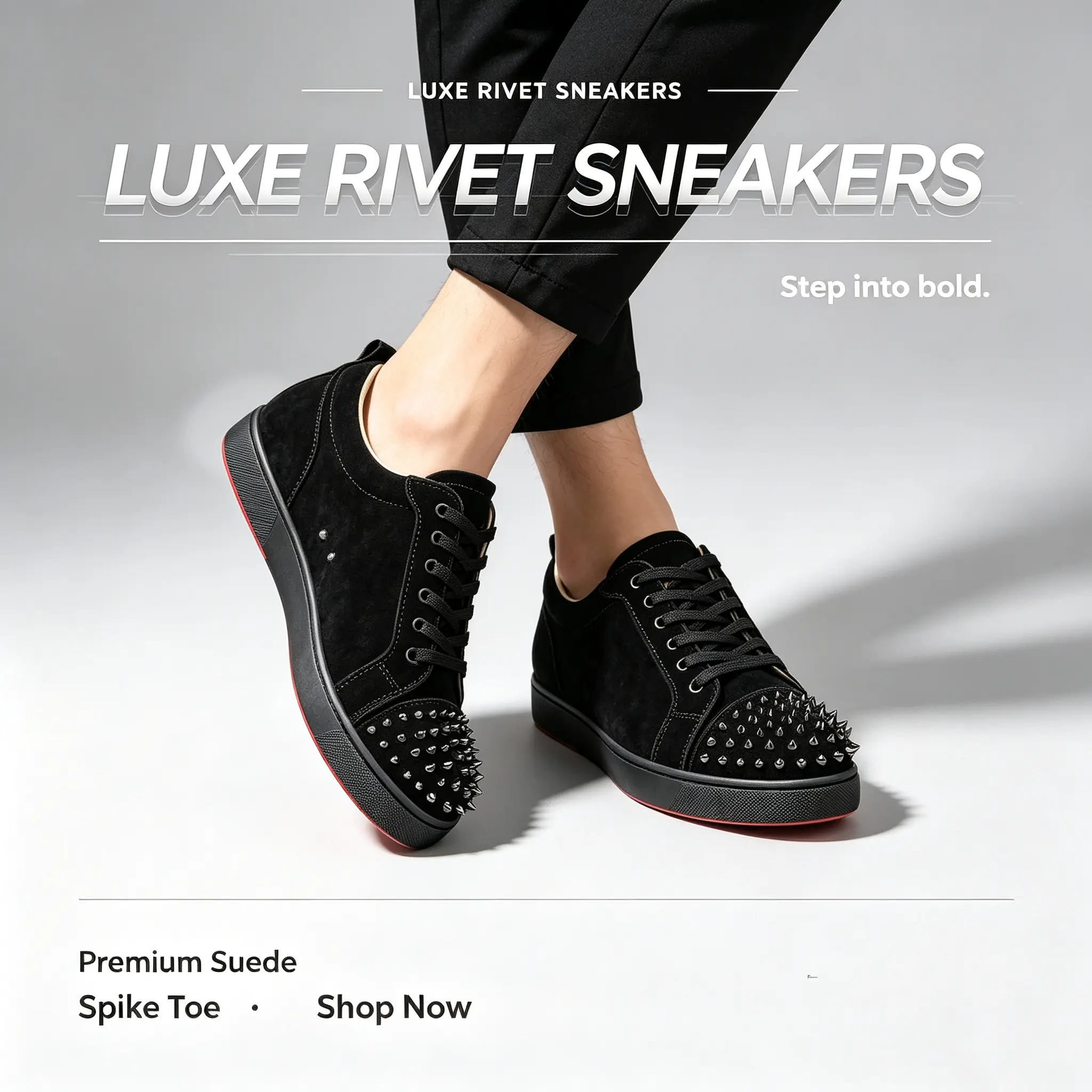 Fashionable men's and women's high-end casual sports sneakers of the same style