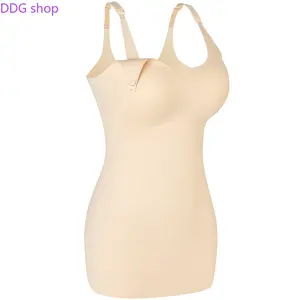 Women's Plus Size Seamless Nursing Cami, Thin & Breathable Bra-Free Maternity Tank Top, Anti-Embarrassment Nursing Underwear for Breastfeeding