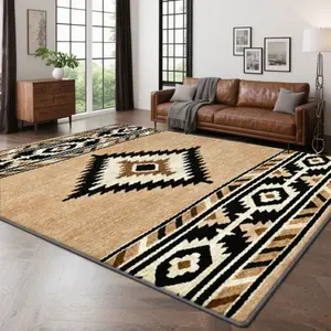 Soft printed carpet, home decorative carpet, large living room carpet, entrance mat, coffee table mat, bedroom carpet, bedside rug, Boho Graphic Rug, Boho Style Rug, suitable for various scenarios such as shopping malls, cafes