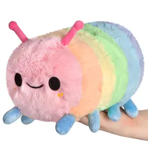 Mini Squishable Rainbow Caterpillar Plush Toy